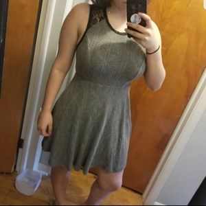Grey Lace Dress